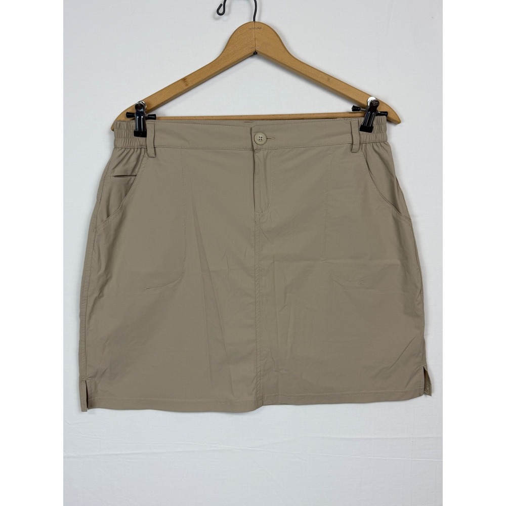 Willit Skort Womens XL Khaki Tan Athletic Shorts Activewear Golf Tennis